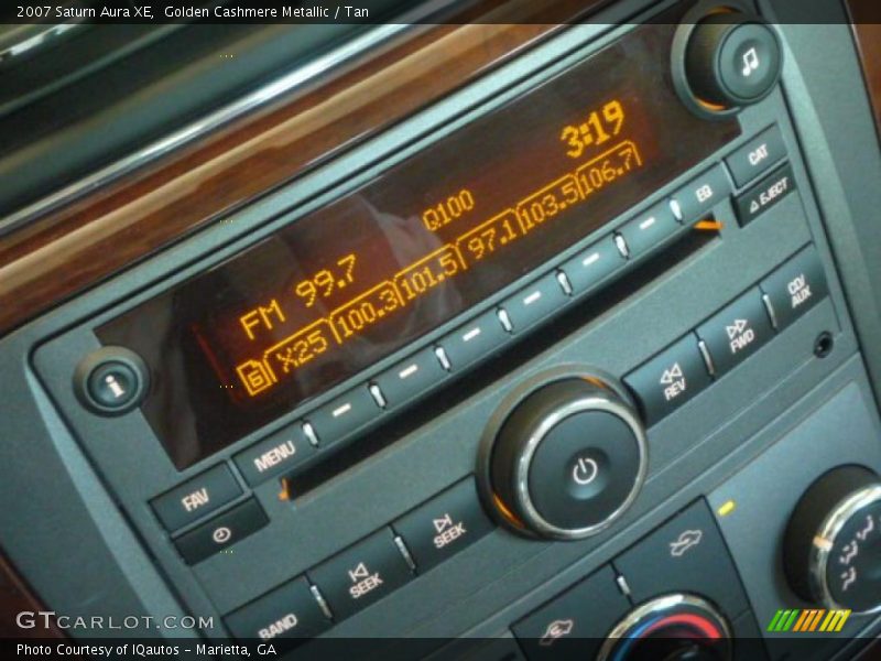 Golden Cashmere Metallic / Tan 2007 Saturn Aura XE