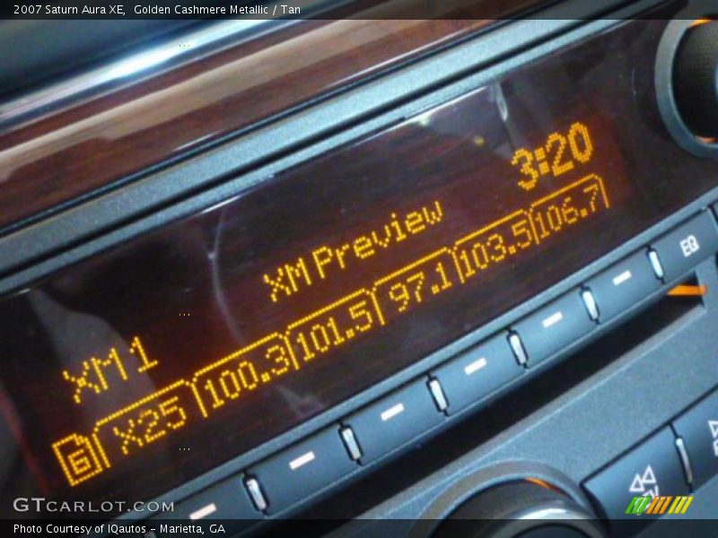 Golden Cashmere Metallic / Tan 2007 Saturn Aura XE