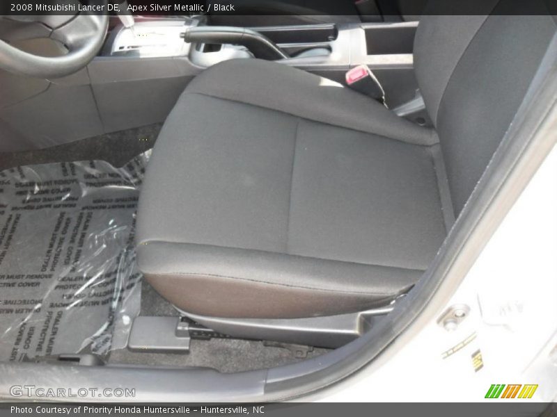 Apex Silver Metallic / Black 2008 Mitsubishi Lancer DE