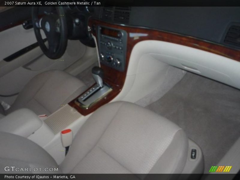 Golden Cashmere Metallic / Tan 2007 Saturn Aura XE
