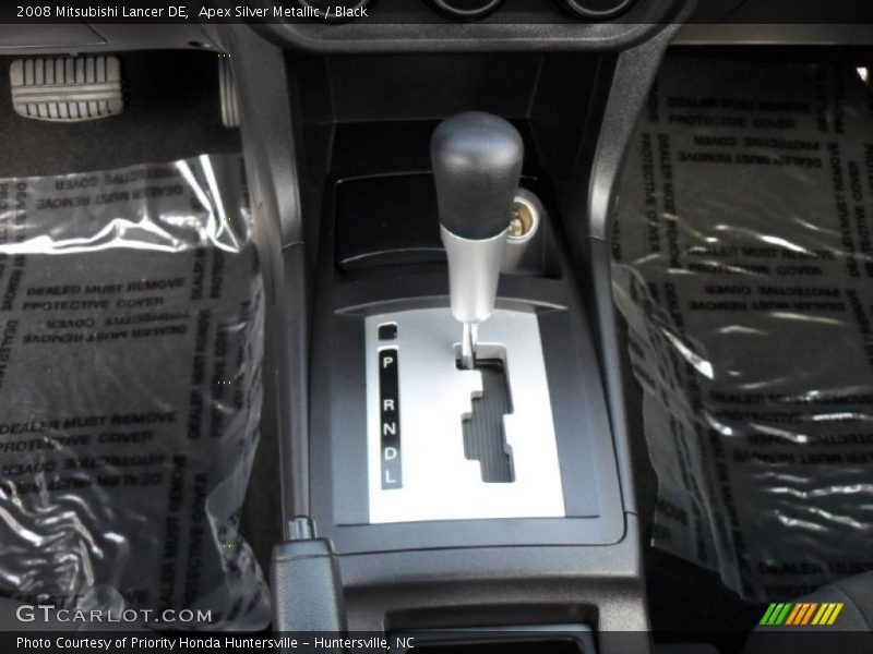 Apex Silver Metallic / Black 2008 Mitsubishi Lancer DE