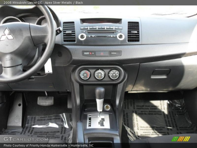 Apex Silver Metallic / Black 2008 Mitsubishi Lancer DE