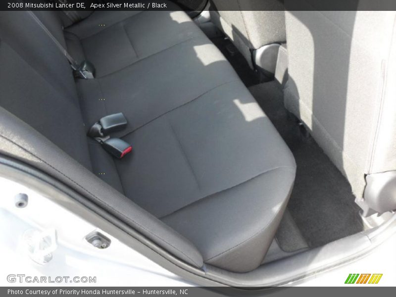 Apex Silver Metallic / Black 2008 Mitsubishi Lancer DE
