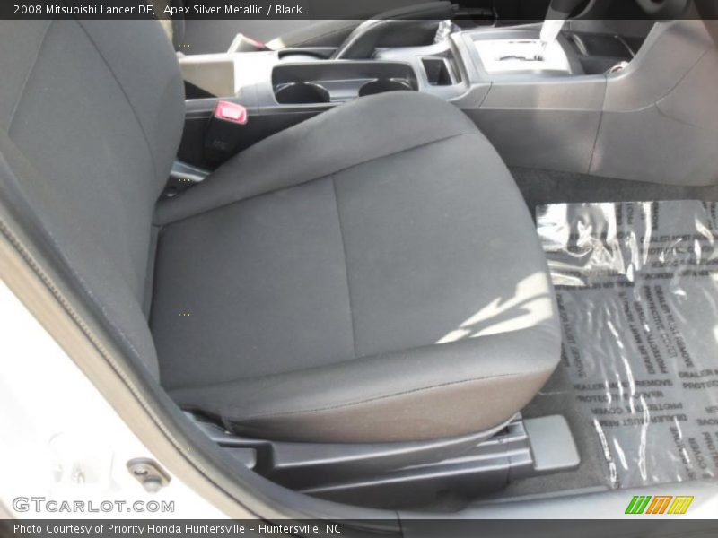 Apex Silver Metallic / Black 2008 Mitsubishi Lancer DE
