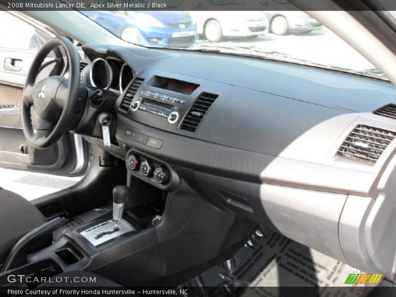 Apex Silver Metallic / Black 2008 Mitsubishi Lancer DE