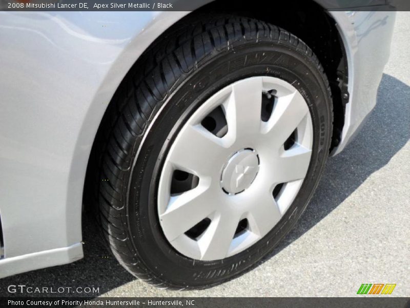 Apex Silver Metallic / Black 2008 Mitsubishi Lancer DE