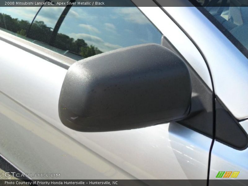 Apex Silver Metallic / Black 2008 Mitsubishi Lancer DE