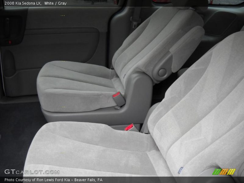 White / Gray 2008 Kia Sedona LX