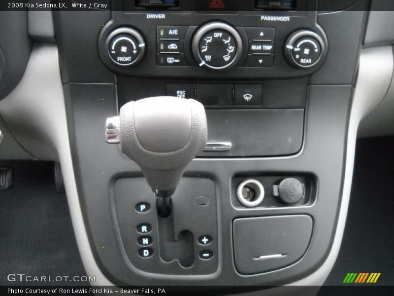 White / Gray 2008 Kia Sedona LX