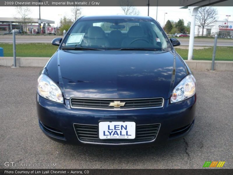 Imperial Blue Metallic / Gray 2009 Chevrolet Impala LT