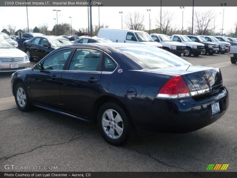 Imperial Blue Metallic / Gray 2009 Chevrolet Impala LT