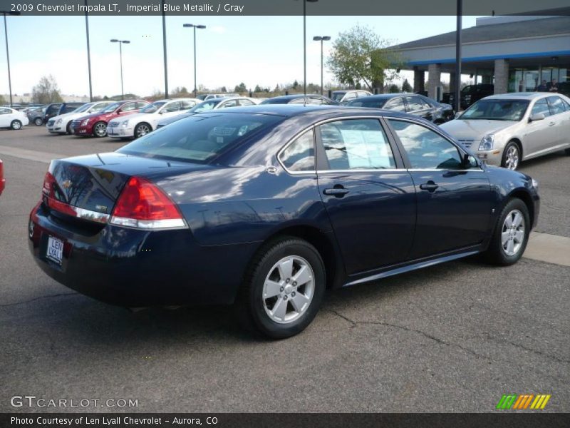 Imperial Blue Metallic / Gray 2009 Chevrolet Impala LT