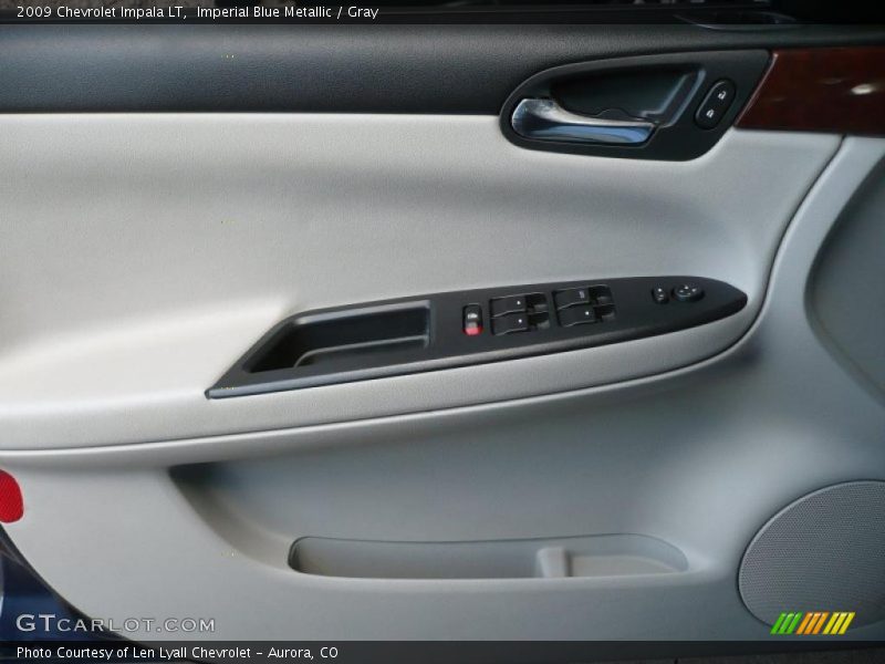Imperial Blue Metallic / Gray 2009 Chevrolet Impala LT