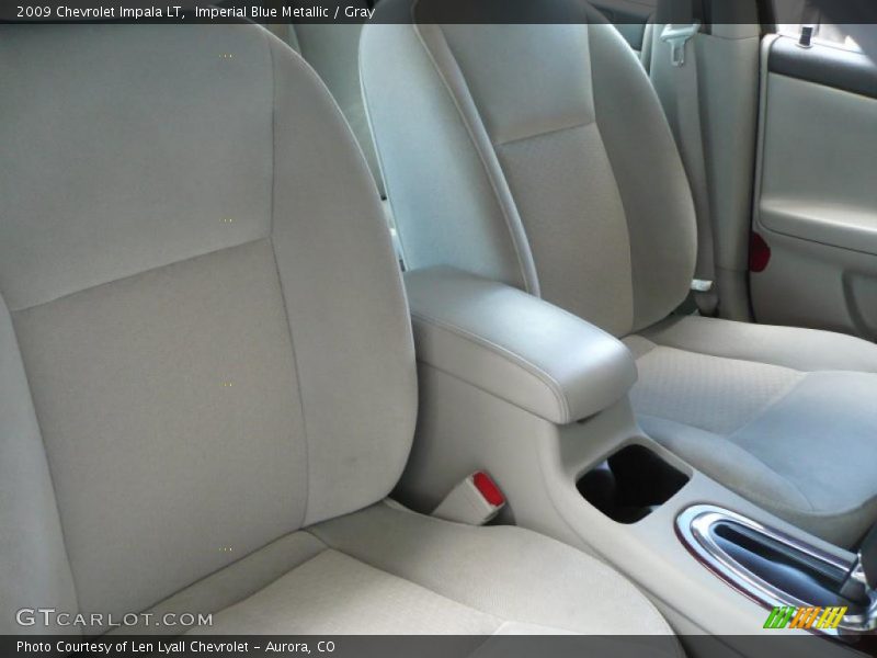 Imperial Blue Metallic / Gray 2009 Chevrolet Impala LT