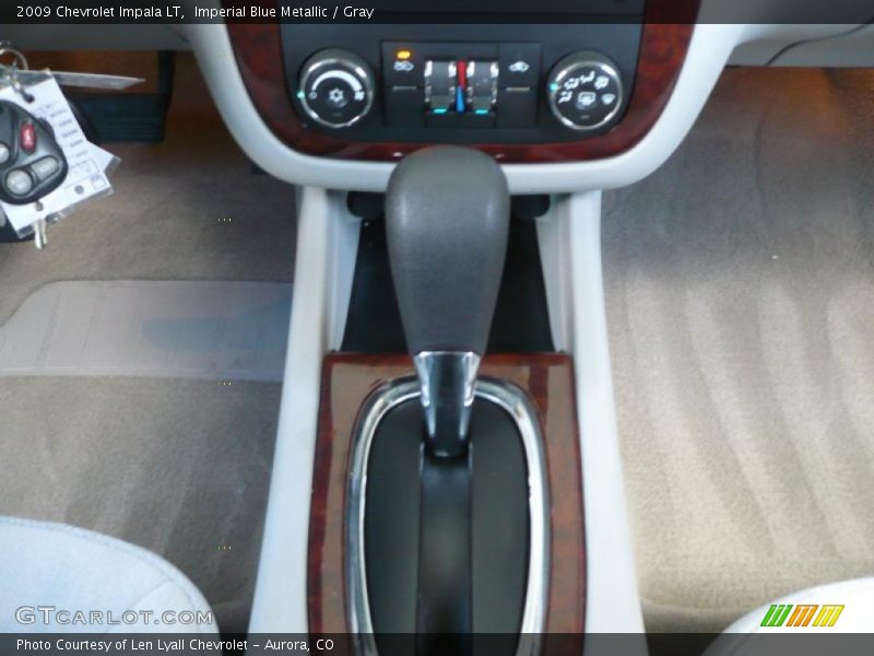 Imperial Blue Metallic / Gray 2009 Chevrolet Impala LT