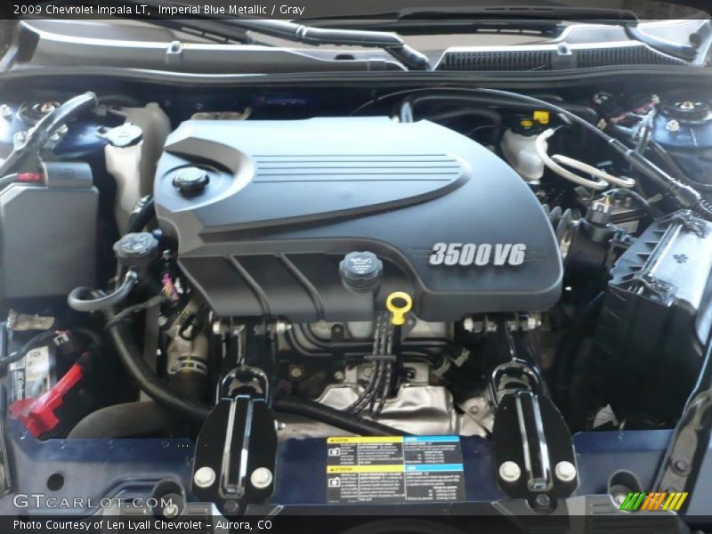 Imperial Blue Metallic / Gray 2009 Chevrolet Impala LT