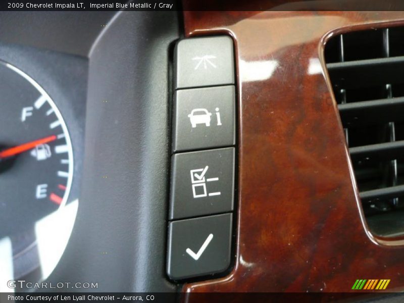 Imperial Blue Metallic / Gray 2009 Chevrolet Impala LT