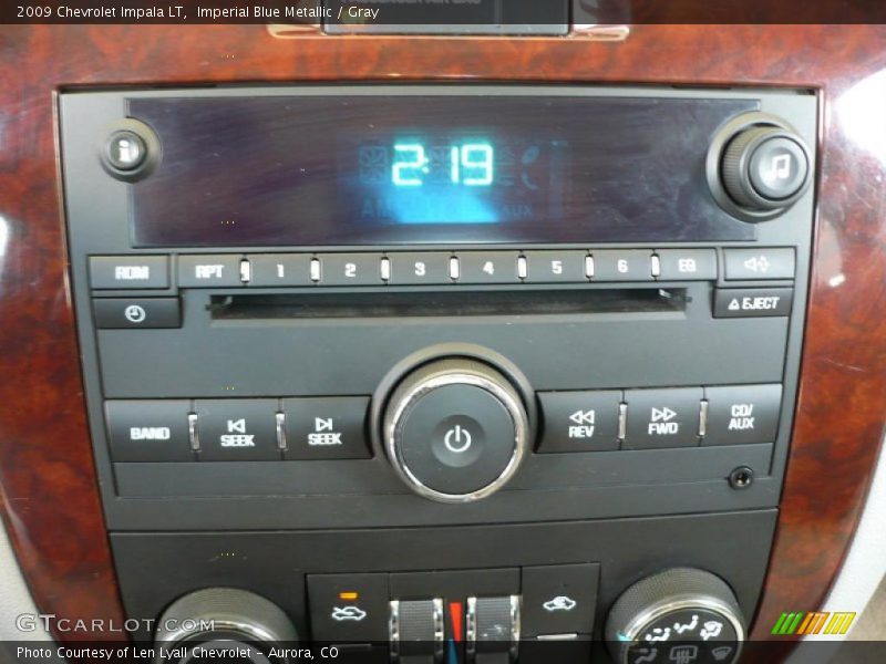 Imperial Blue Metallic / Gray 2009 Chevrolet Impala LT