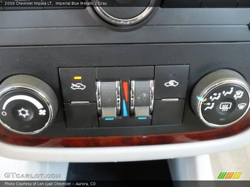 Imperial Blue Metallic / Gray 2009 Chevrolet Impala LT