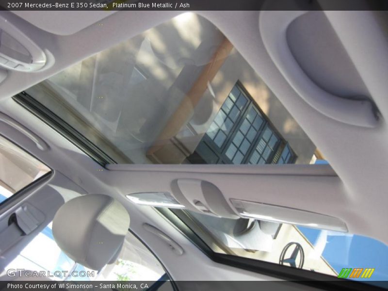 Platinum Blue Metallic / Ash 2007 Mercedes-Benz E 350 Sedan