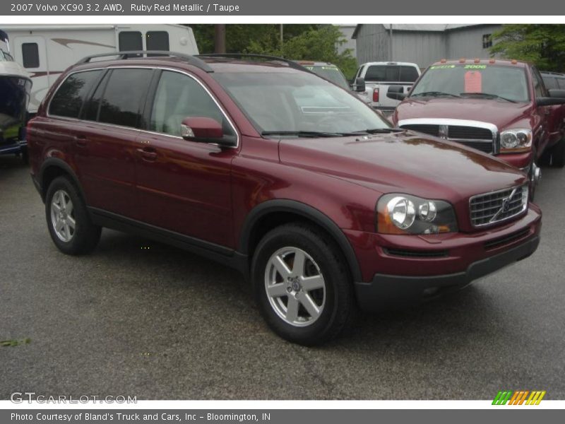 Ruby Red Metallic / Taupe 2007 Volvo XC90 3.2 AWD