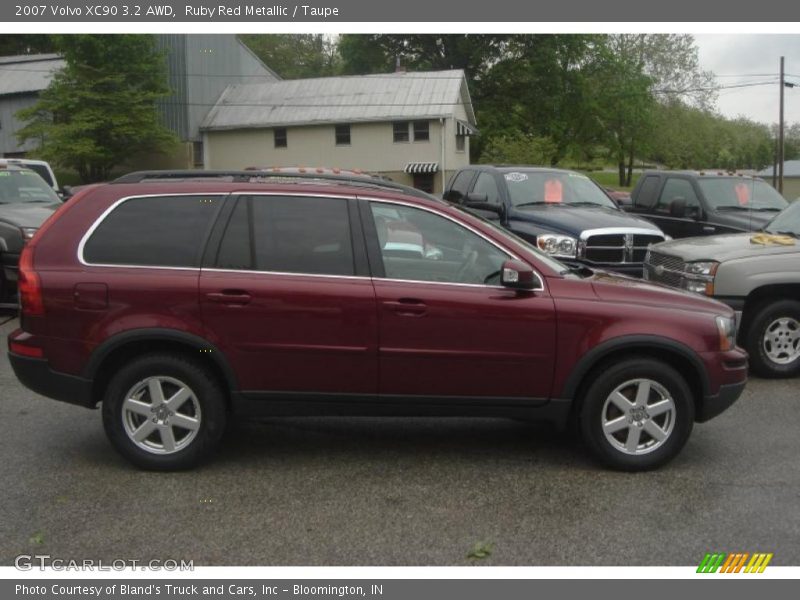 Ruby Red Metallic / Taupe 2007 Volvo XC90 3.2 AWD