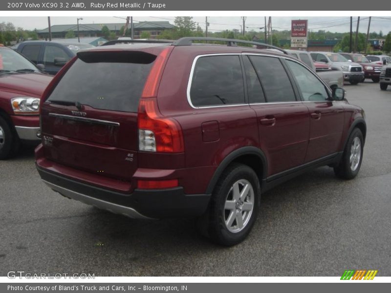 Ruby Red Metallic / Taupe 2007 Volvo XC90 3.2 AWD