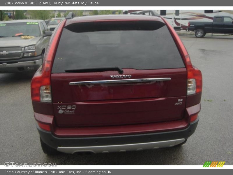 Ruby Red Metallic / Taupe 2007 Volvo XC90 3.2 AWD