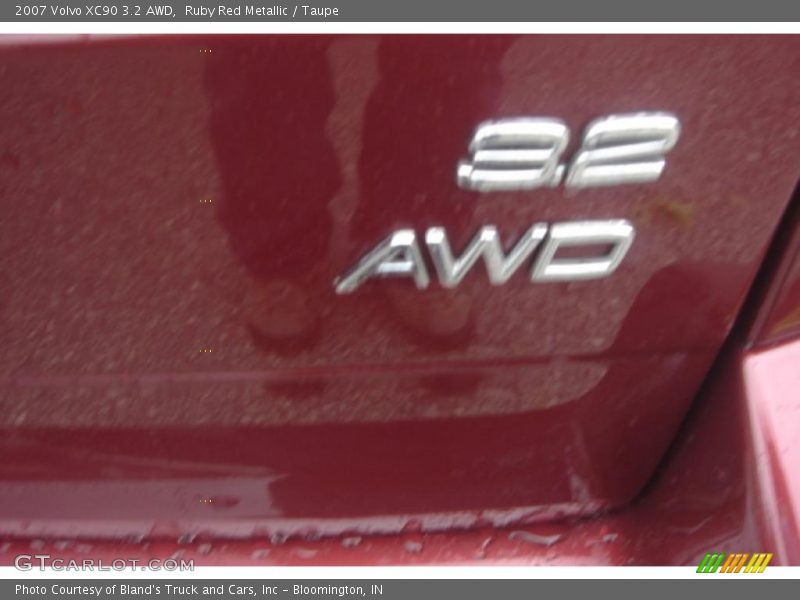 Ruby Red Metallic / Taupe 2007 Volvo XC90 3.2 AWD