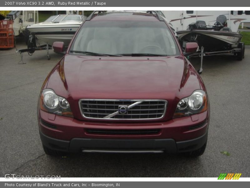 Ruby Red Metallic / Taupe 2007 Volvo XC90 3.2 AWD