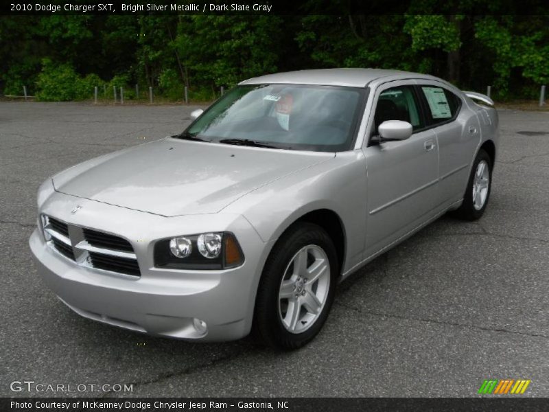 Bright Silver Metallic / Dark Slate Gray 2010 Dodge Charger SXT