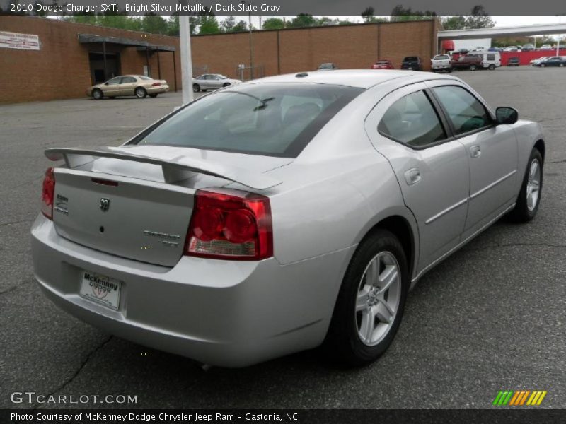 Bright Silver Metallic / Dark Slate Gray 2010 Dodge Charger SXT