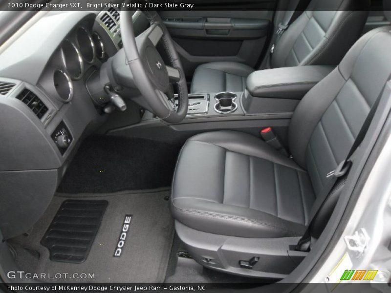Bright Silver Metallic / Dark Slate Gray 2010 Dodge Charger SXT