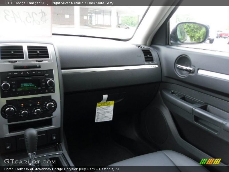 Bright Silver Metallic / Dark Slate Gray 2010 Dodge Charger SXT