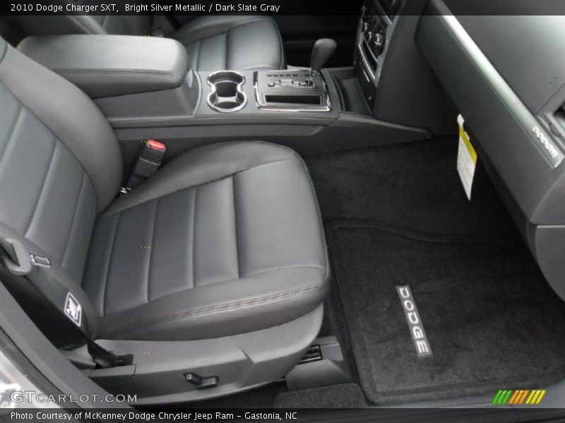 Bright Silver Metallic / Dark Slate Gray 2010 Dodge Charger SXT