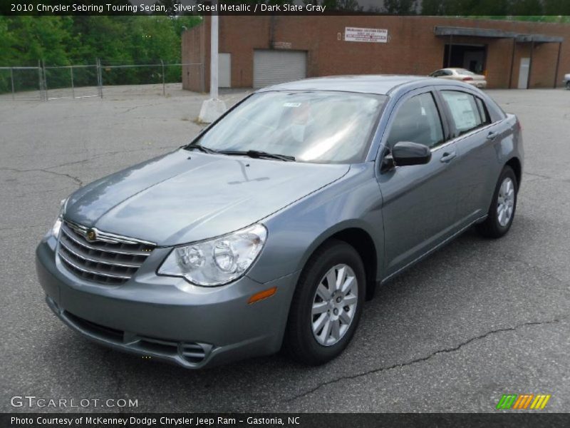 Silver Steel Metallic / Dark Slate Gray 2010 Chrysler Sebring Touring Sedan