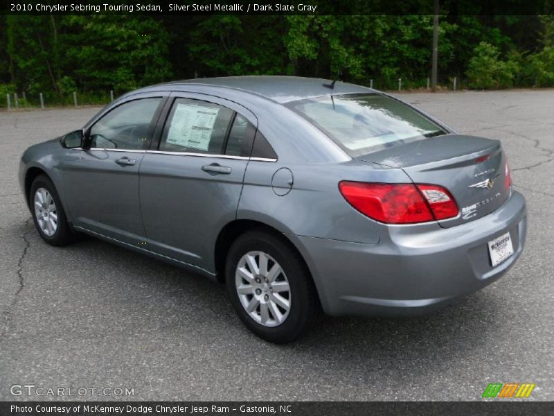 Silver Steel Metallic / Dark Slate Gray 2010 Chrysler Sebring Touring Sedan