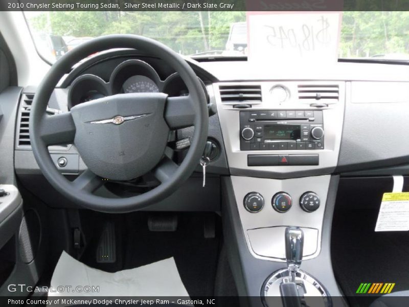 Silver Steel Metallic / Dark Slate Gray 2010 Chrysler Sebring Touring Sedan
