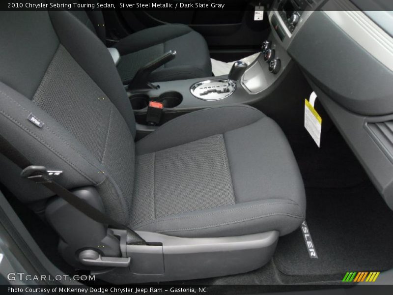Silver Steel Metallic / Dark Slate Gray 2010 Chrysler Sebring Touring Sedan