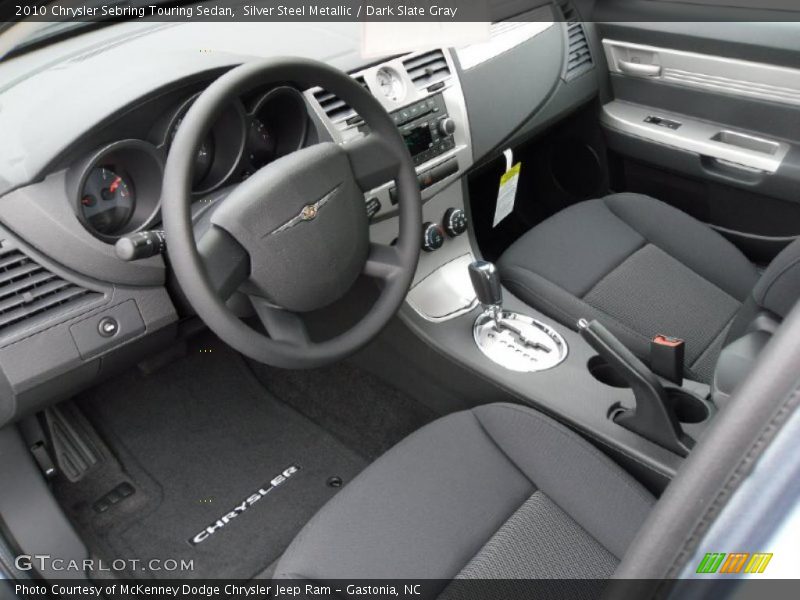 Silver Steel Metallic / Dark Slate Gray 2010 Chrysler Sebring Touring Sedan