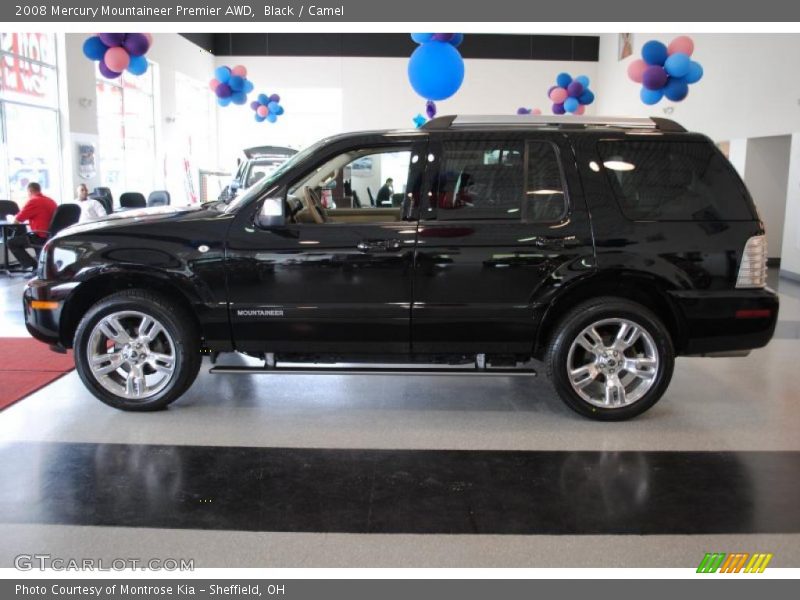 Black / Camel 2008 Mercury Mountaineer Premier AWD