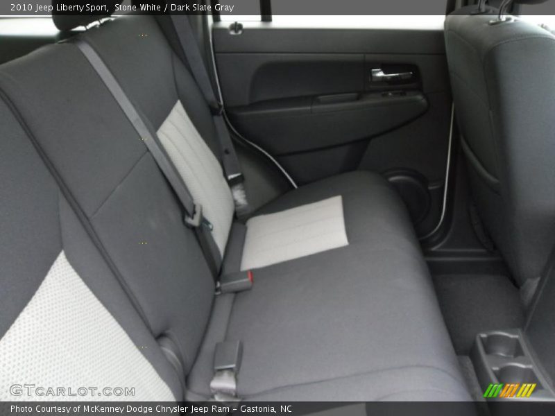 Stone White / Dark Slate Gray 2010 Jeep Liberty Sport