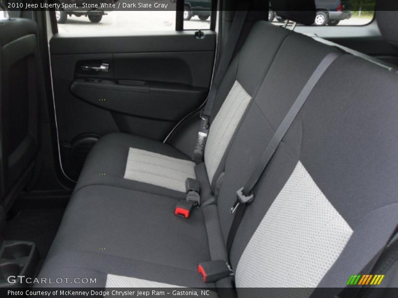 Stone White / Dark Slate Gray 2010 Jeep Liberty Sport
