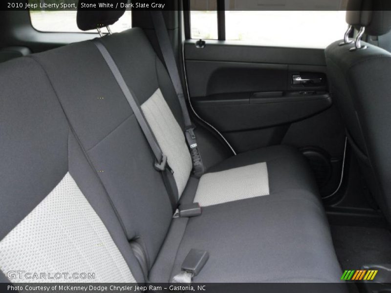 Stone White / Dark Slate Gray 2010 Jeep Liberty Sport