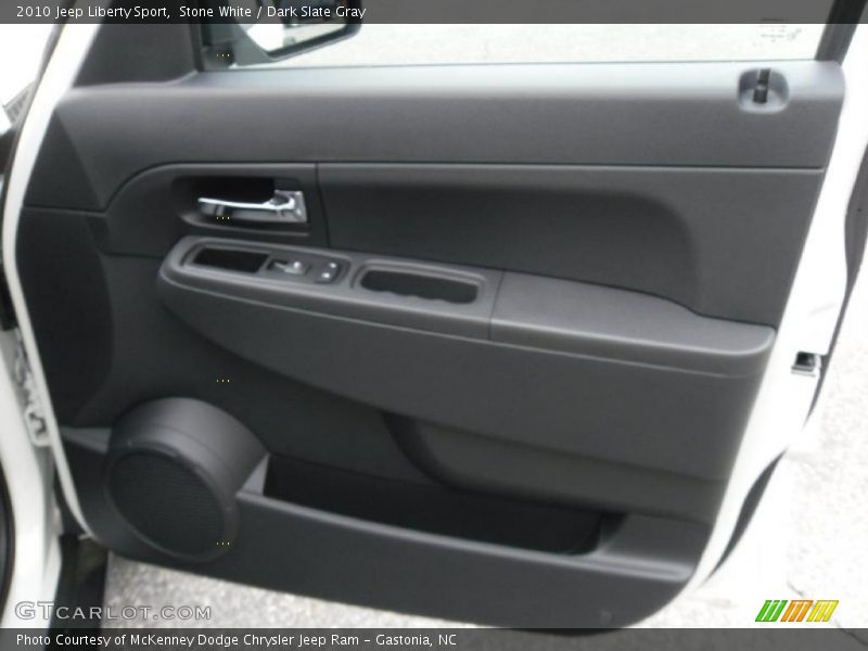 Stone White / Dark Slate Gray 2010 Jeep Liberty Sport