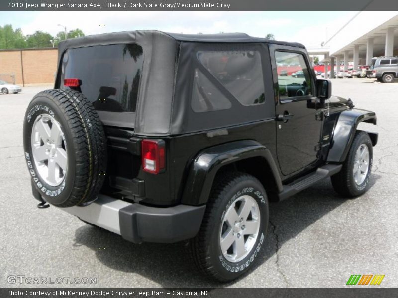 Black / Dark Slate Gray/Medium Slate Gray 2010 Jeep Wrangler Sahara 4x4