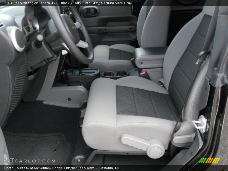 Black / Dark Slate Gray/Medium Slate Gray 2010 Jeep Wrangler Sahara 4x4
