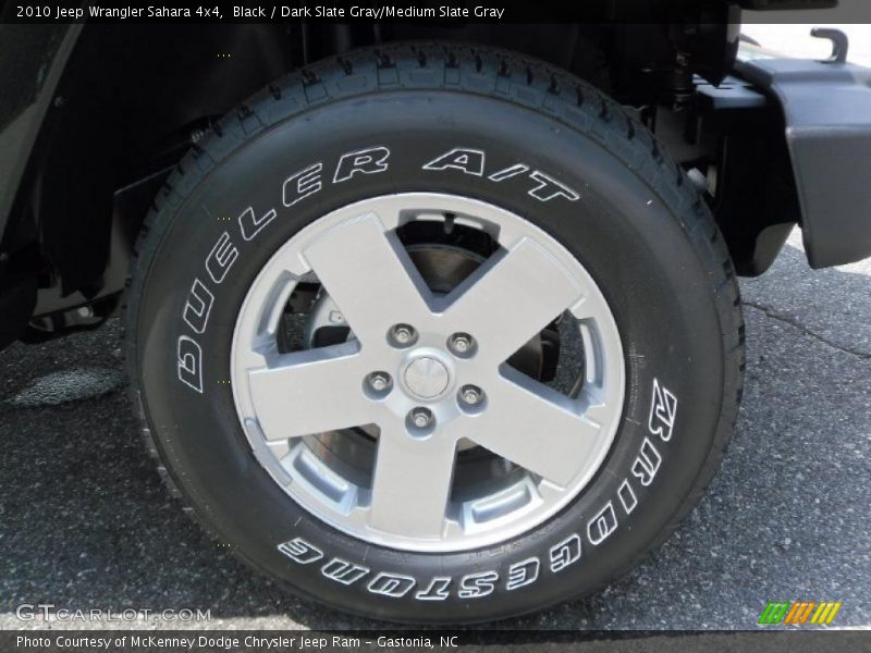 Black / Dark Slate Gray/Medium Slate Gray 2010 Jeep Wrangler Sahara 4x4