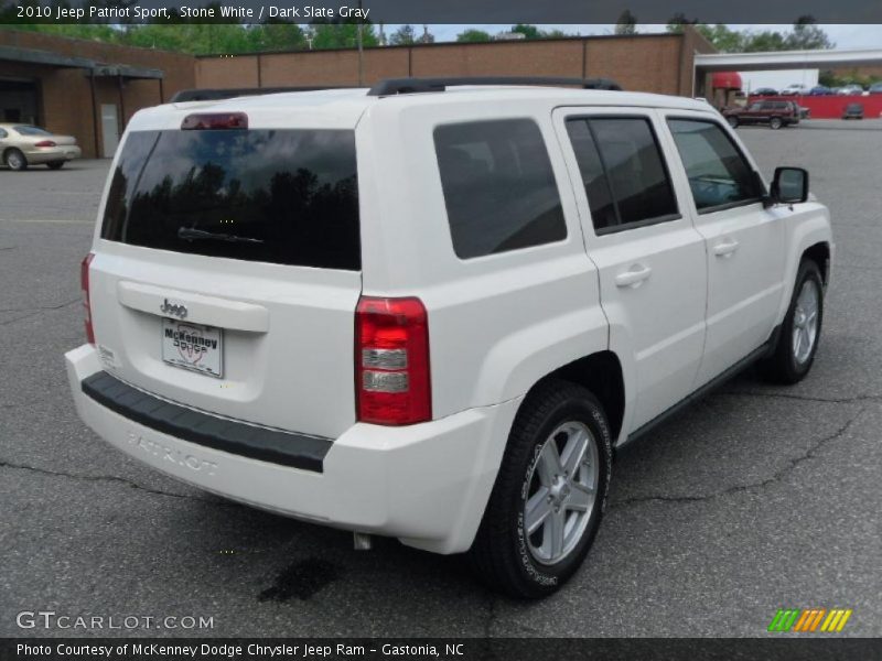Stone White / Dark Slate Gray 2010 Jeep Patriot Sport