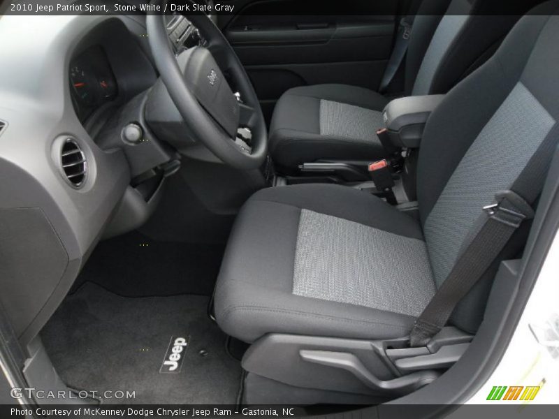 Stone White / Dark Slate Gray 2010 Jeep Patriot Sport